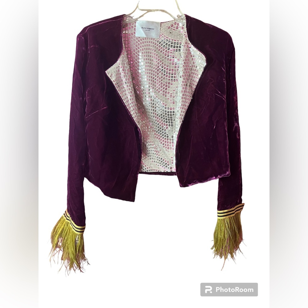Alex Vinash NY Velvet Jacket